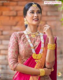 Regal Aura Gold Sitahar Necklace - Image 2